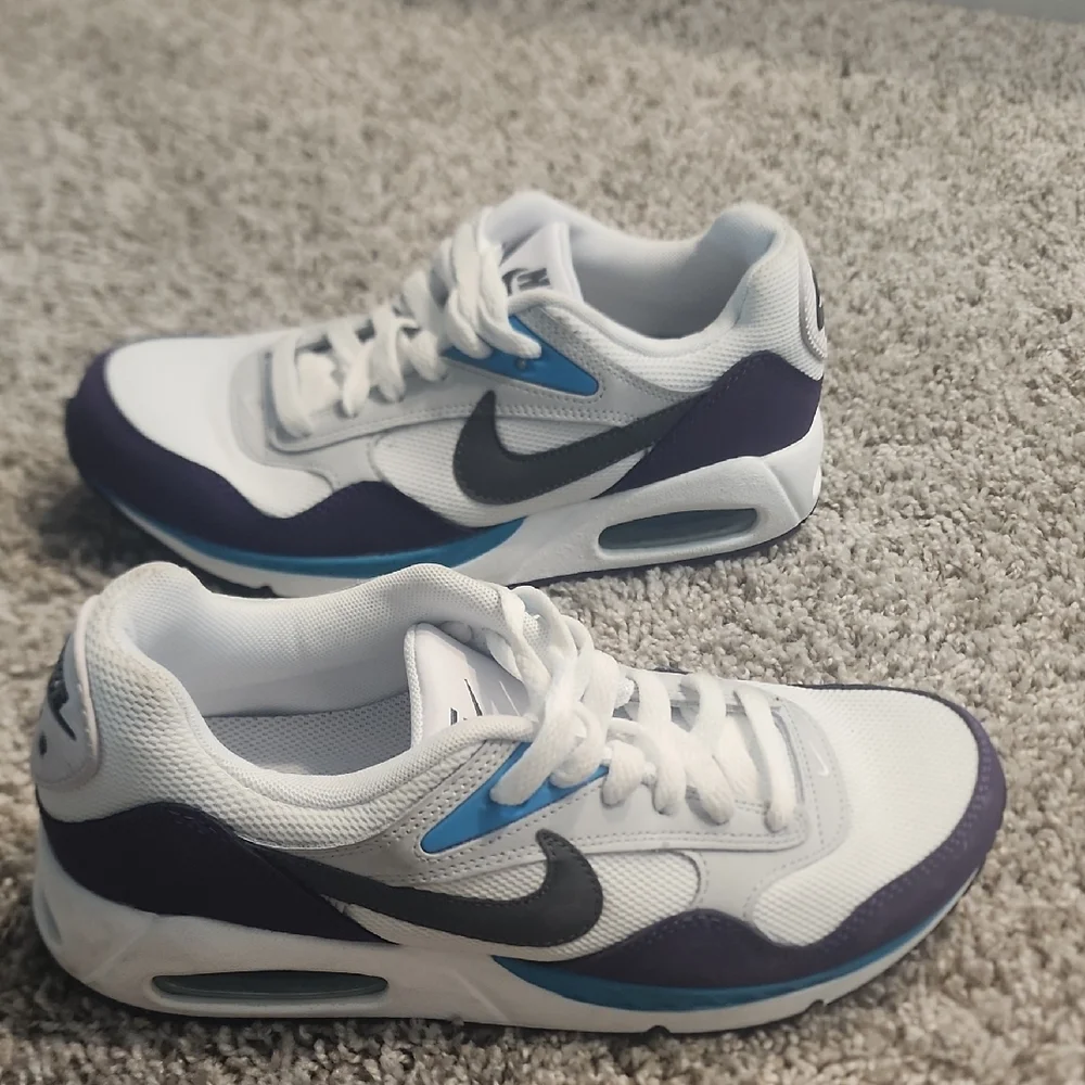Nike Airmax Correlate Kids' White & Purple Sneakers